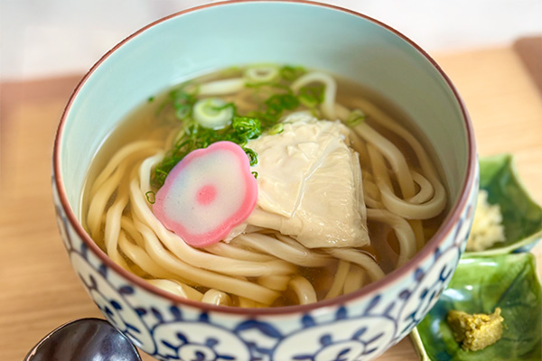 生湯葉のおうどん